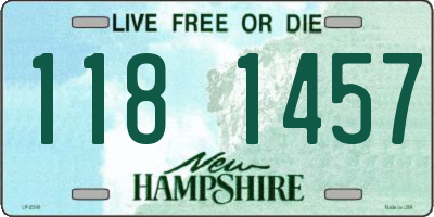 NH license plate 1181457