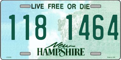 NH license plate 1181464