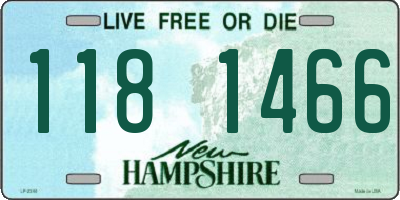 NH license plate 1181466