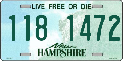 NH license plate 1181472