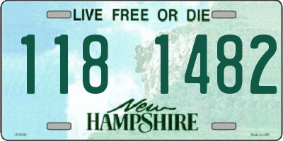 NH license plate 1181482