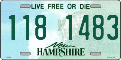 NH license plate 1181483