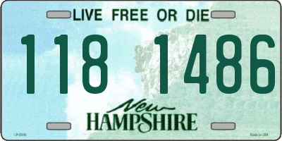 NH license plate 1181486