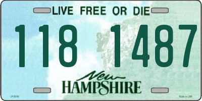 NH license plate 1181487