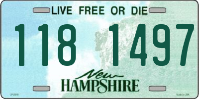 NH license plate 1181497
