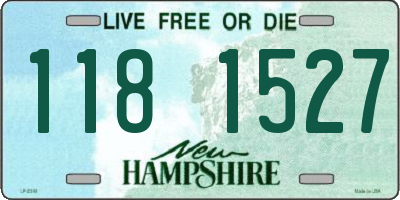 NH license plate 1181527