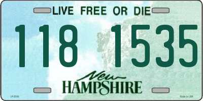 NH license plate 1181535
