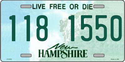 NH license plate 1181550