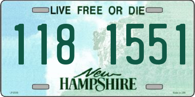NH license plate 1181551