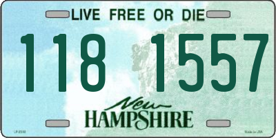 NH license plate 1181557