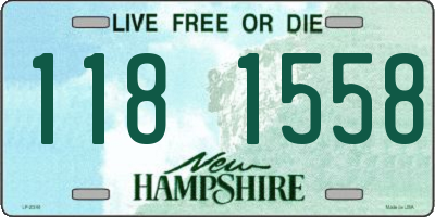 NH license plate 1181558
