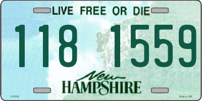 NH license plate 1181559