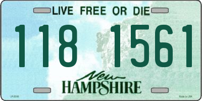 NH license plate 1181561