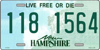 NH license plate 1181564