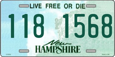 NH license plate 1181568
