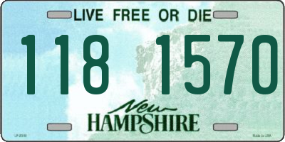 NH license plate 1181570