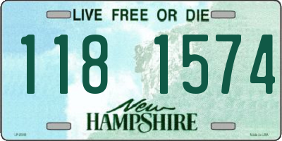 NH license plate 1181574
