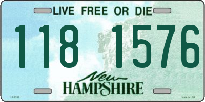 NH license plate 1181576