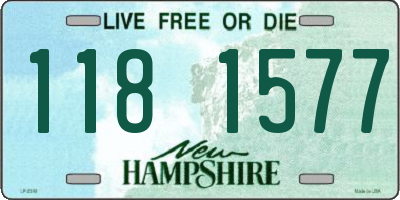 NH license plate 1181577
