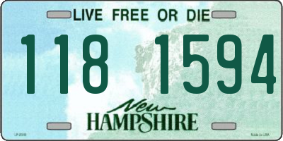 NH license plate 1181594