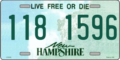 NH license plate 1181596