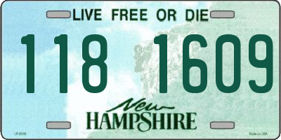 NH license plate 1181609