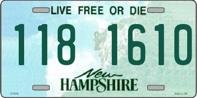 NH license plate 1181610