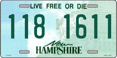 NH license plate 1181611