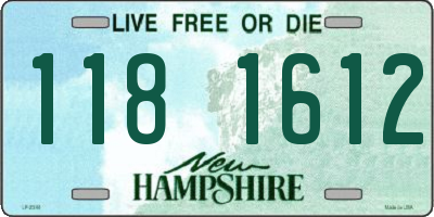 NH license plate 1181612