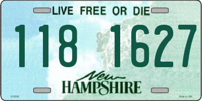 NH license plate 1181627