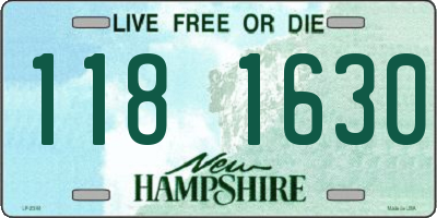 NH license plate 1181630