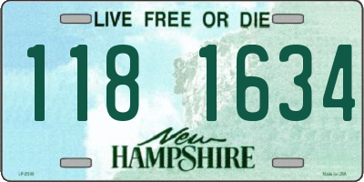 NH license plate 1181634