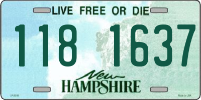 NH license plate 1181637