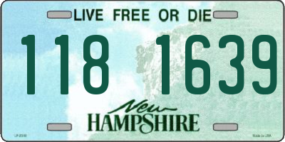 NH license plate 1181639