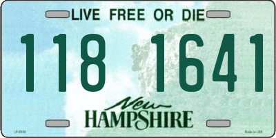 NH license plate 1181641