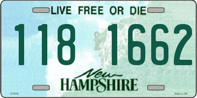 NH license plate 1181662