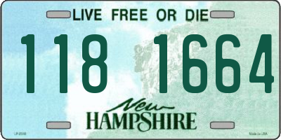 NH license plate 1181664