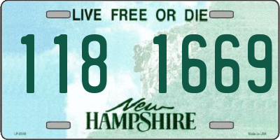NH license plate 1181669