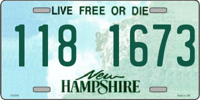 NH license plate 1181673