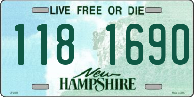 NH license plate 1181690