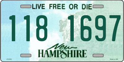 NH license plate 1181697