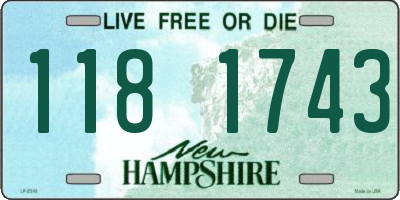 NH license plate 1181743