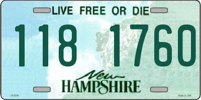 NH license plate 1181760