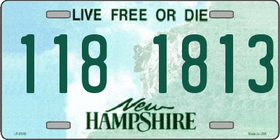 NH license plate 1181813