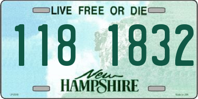 NH license plate 1181832