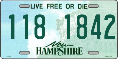 NH license plate 1181842