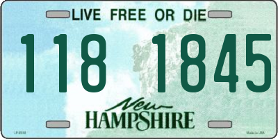 NH license plate 1181845