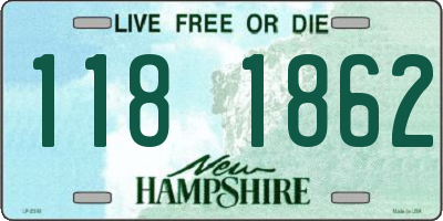 NH license plate 1181862