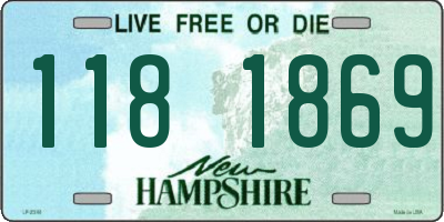 NH license plate 1181869