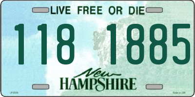 NH license plate 1181885